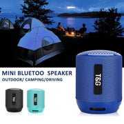 T&G TG129 Portable Wireless Music Speaker Hands-free with MIC, Support TF Card FM(Green)