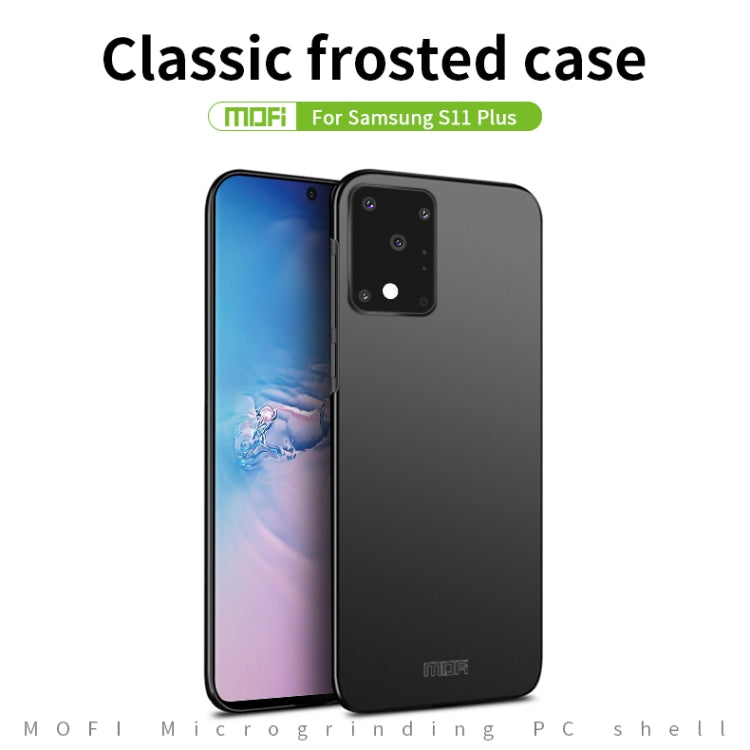 For Galaxy S20 Ultra MOFI Frosted PC Ultra-thin Hard Case(Black)
