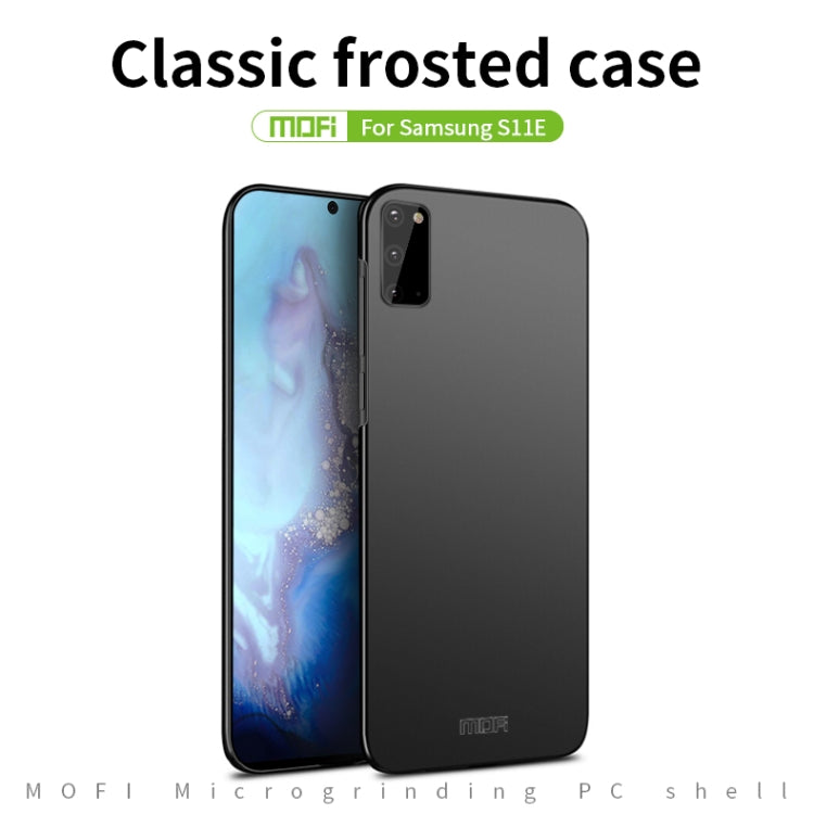 For Galaxy S20 MOFI Frosted PC Ultra-thin Hard Case(Gold) - Galaxy Phone Cases by MOFI | Online Shopping South Africa | PMC TechLife | Buy Now Pay Later Mobicred