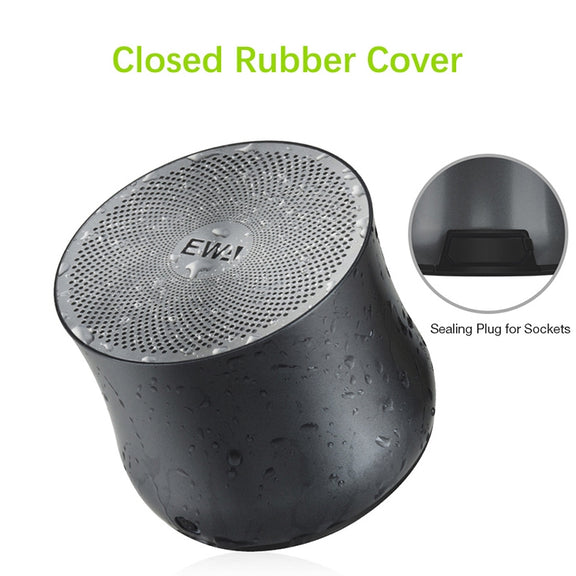 EWA A2 Pro Metal Speaker Outdoor Water-resistant Bluetooth Sound Bass Speaker(Black)