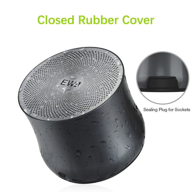 EWA A2 Pro Metal Speaker Outdoor Water-resistant Bluetooth Sound Bass Speaker(Rose Gold)