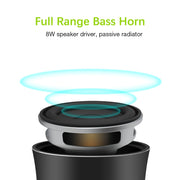 EWA A2 Pro Metal Speaker Outdoor Water-resistant Bluetooth Sound Bass Speaker(Silver)