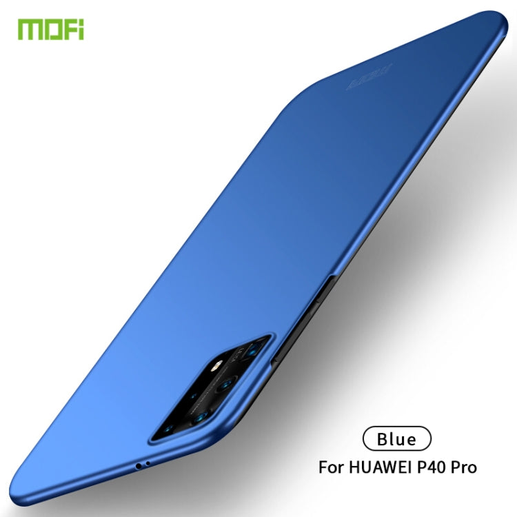 For Huawei P40 Pro MOFI Frosted PC Ultra-thin Hard Case(Blue) - Huawei Cases by MOFI | Online Shopping South Africa | PMC TechLife | Buy Now Pay Later Mobicred