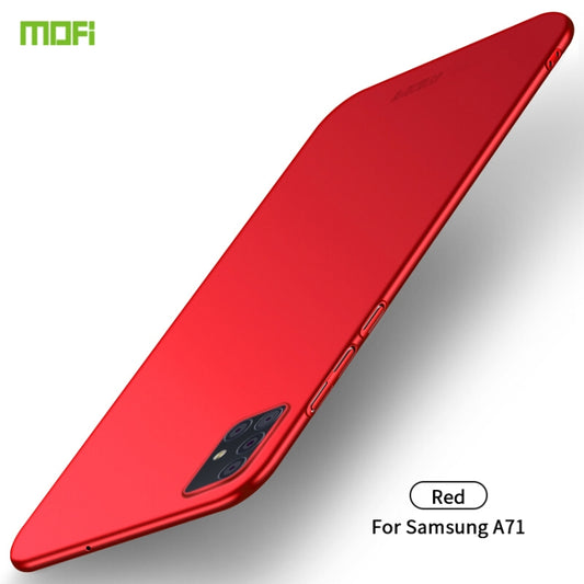 For Galaxy A71 MOFI Frosted PC Ultra-thin Hard Case(Red) - free shipping - PMC Jewellery - Order now!