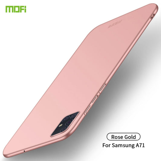 For Galaxy A71 MOFI Frosted PC Ultra-thin Hard Case(Rose Gold) - free shipping - PMC Jewellery - Order now!