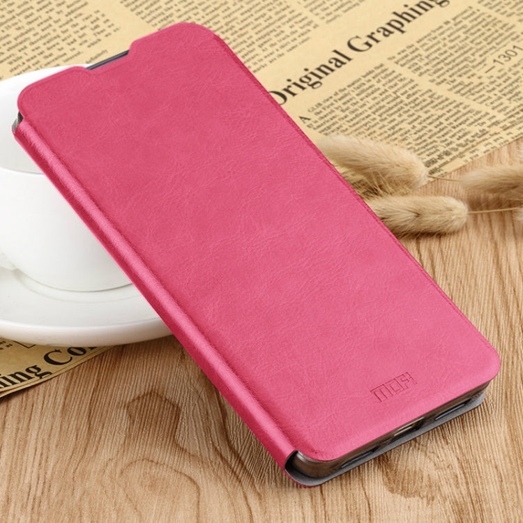 For Xiaomi Mi 10 MOFI Rui Series Classical Leather Embedded Steel Plate All-inclusive Horizontal Flip PU Leather Case(Red) - Xiaomi Cases by MOFI | Online Shopping South Africa | PMC TechLife | Buy Now Pay Later Mobicred