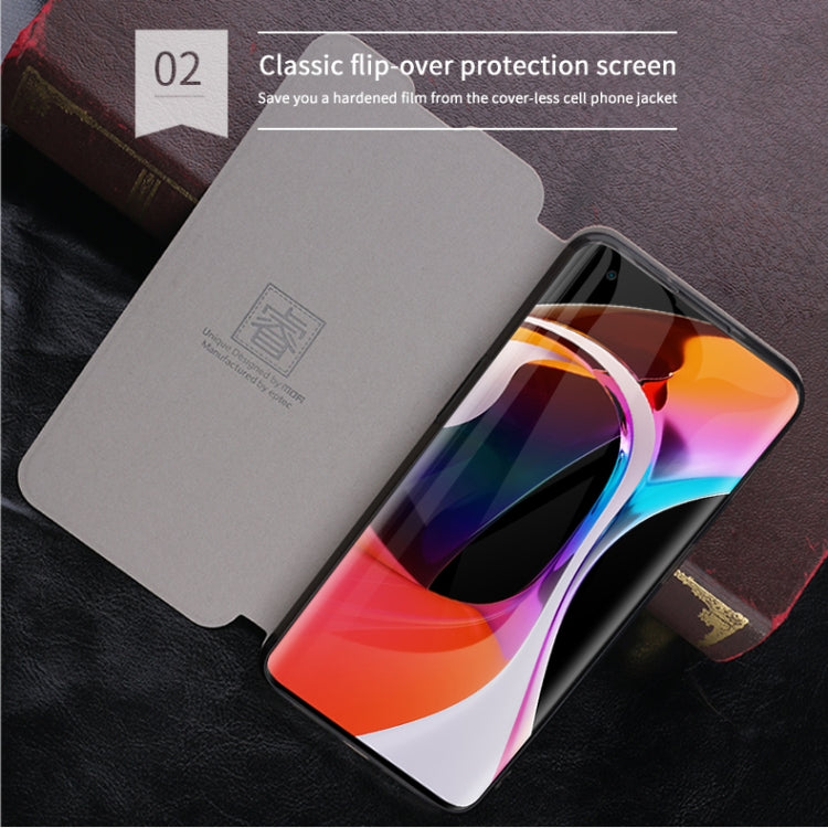 For Xiaomi Mi 10 MOFI Rui Series Classical Leather Embedded Steel Plate All-inclusive Horizontal Flip PU Leather Case(Red) - Xiaomi Cases by MOFI | Online Shopping South Africa | PMC TechLife | Buy Now Pay Later Mobicred