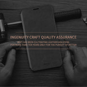 For Xiaomi Mi 10 Pro MOFI Rui Series Classical Leather Embedded Steel Plate All-inclusive Horizontal Flip PU Leather Case(Blue)