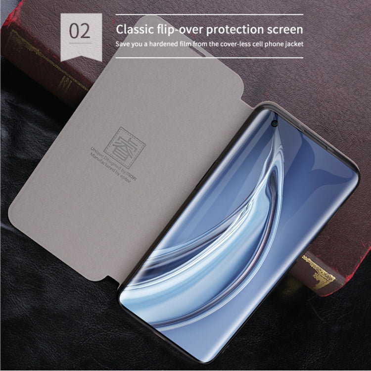 For Xiaomi Mi 10 Pro MOFI Rui Series Classical Leather Embedded Steel Plate All-inclusive Horizontal Flip PU Leather Case(Red) - Xiaomi Cases by MOFI | Online Shopping South Africa | PMC TechLife