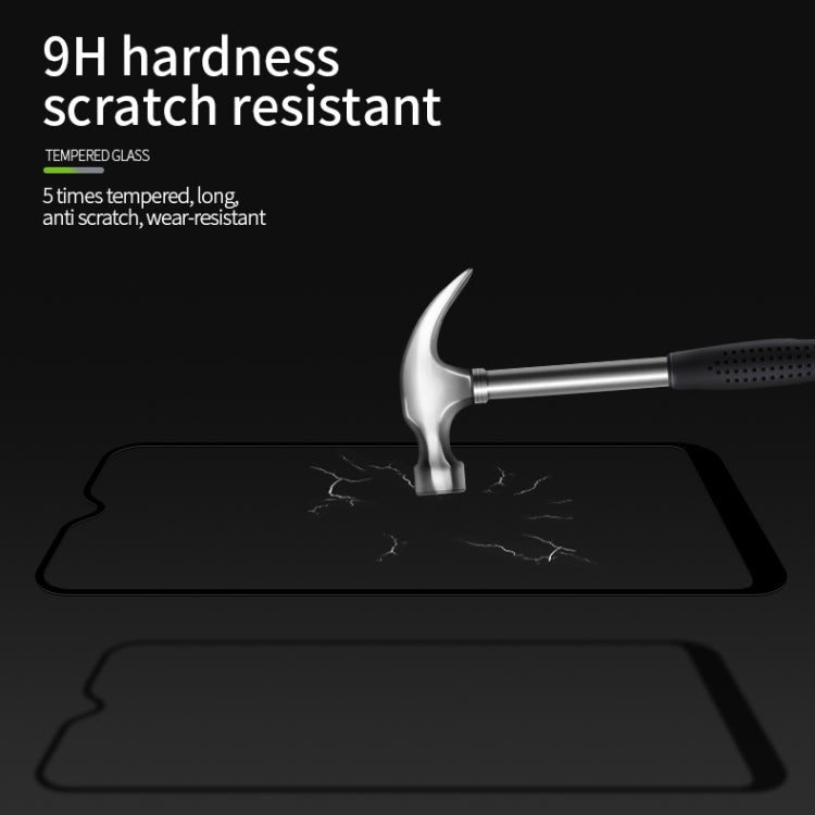 For Galaxy A01 MOFI 9H 2.5D Full Screen Tempered Glass Film(Black) - Galaxy Tempered Glass by MOFI | Online Shopping South Africa | PMC Jewellery | Buy Now Pay Later Mobicred