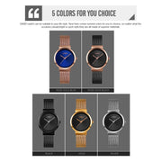 Skmei 1595 Fashion Elegant Scale Free Steel Mesh Belt Women's Watch Water-resistant Business Student Quartz Watch Female(Silver)