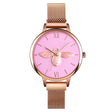 Skmei 9212 Fashion Lady Quartz Watch Student Female Temperament Waterproof Magnetic Suction Net Belt Watch(Pink) - free shipping - PMC TechLife - Order now!