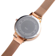 Skmei 9212 Fashion Lady Quartz Watch Student Female Temperament Water-resistant Magnetic Suction Net Belt Watch(Red)