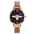Skmei 9212 Fashion Lady Quartz Watch Student Female Temperament Waterproof Magnetic Suction Net Belt Watch(Black) - free shipping - PMC TechLife - Order now!