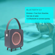 Oneder V9 Fabric Portable Wireless Bluetooth Speaker Portable Card Subwoofer Creative Gift Mini Speaker(Pink)