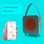 Oneder V9 Fabric Portable Wireless Bluetooth Speaker Portable Card Subwoofer Creative Gift Mini Speaker(Pink)