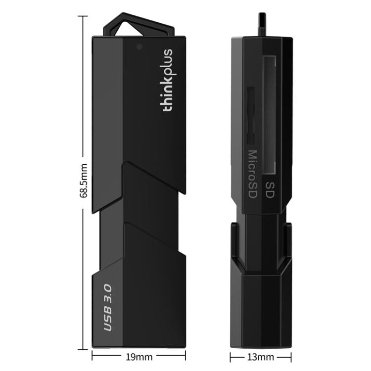 Lenovo D204 USB3.0 Two in One Card Reader - free shipping - PMC Jewellery - Order now!