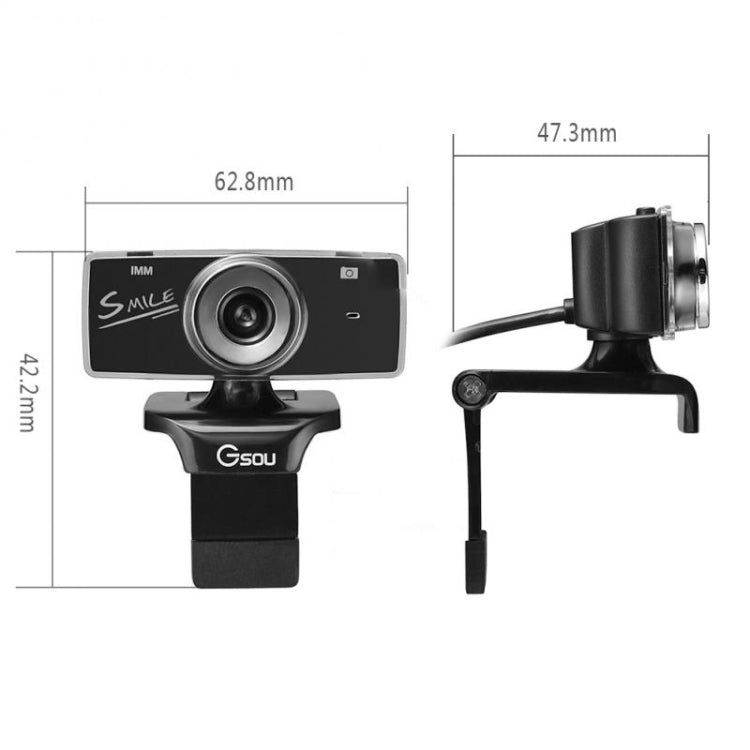 Gsou B18S HD Webcam Built-in Microphone Smart Web Camera USB Streaming Live Camera With Noise Cancellation - free shipping - PMC Jewellery - Order now!
