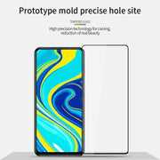 For Xiaomi Redmi Note 9S MOFI 9H 2.5D Full Screen Tempered Glass Film(Black)