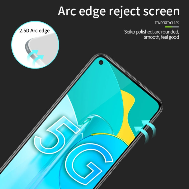 For Huawei Honor 30S 5G MOFI 9H 2.5D Full Screen Tempered Glass Film(Black) - Honor Tempered Glass by MOFI | Online Shopping South Africa | PMC TechLife
