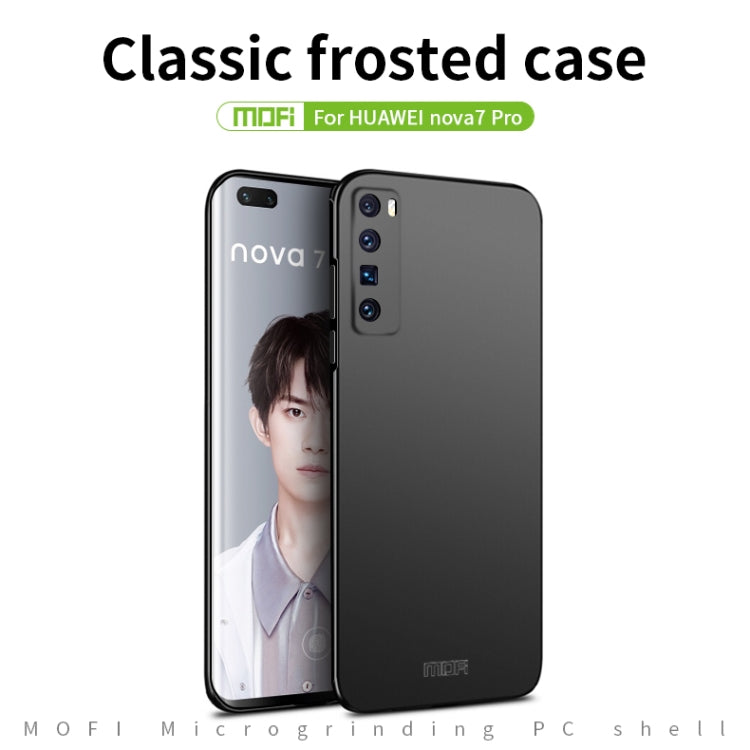 For Huawei Nova 7 Pro MOFI Frosted PC Ultra-thin Hard Case(Red) - Huawei Cases by MOFI | Online Shopping South Africa | PMC TechLife