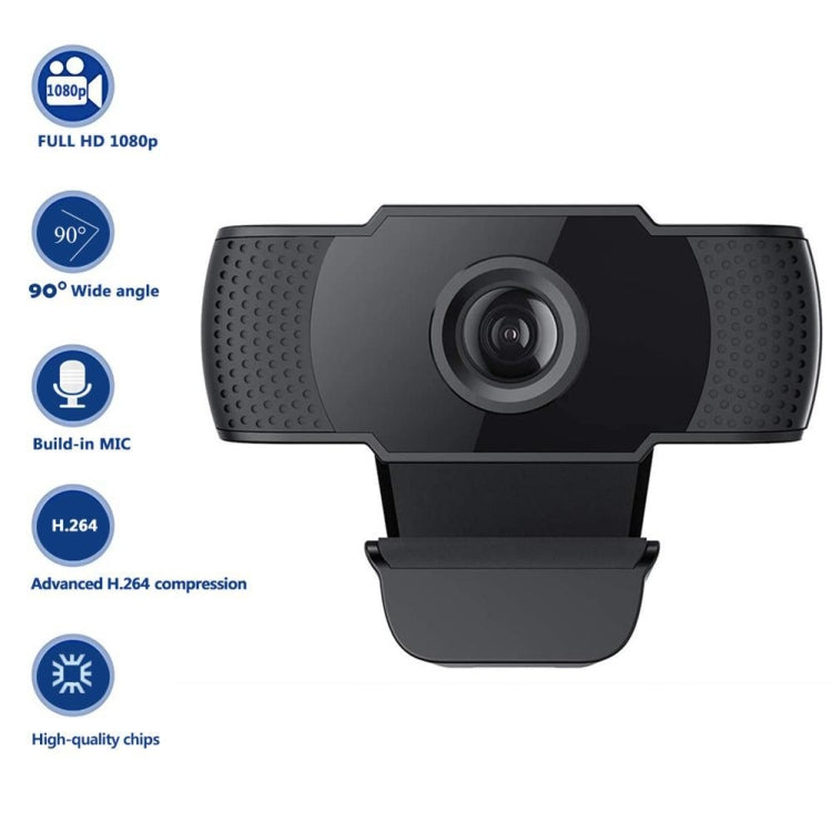 HD 1080P Megapixels USB Webcam Camera CMOS Sensor with MIC for Computer PC Laptops - HD Camera by PMC Jewellery | Online Shopping South Africa | PMC Jewellery | Buy Now Pay Later Mobicred