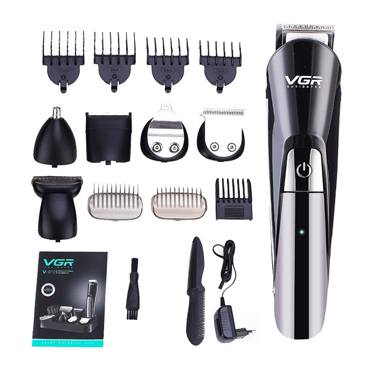 VGR V-012 5W 6 in 1 Electric Hair Clipper, Plug Type: EU Plug - free shipping - PMC Jewellery - Order now!