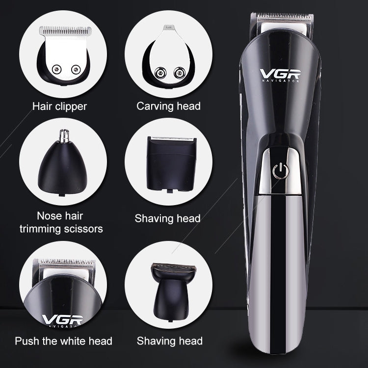VGR V-012 5W 6 in 1 Electric Hair Clipper, Plug Type: EU Plug - free shipping - PMC Jewellery - Order now!