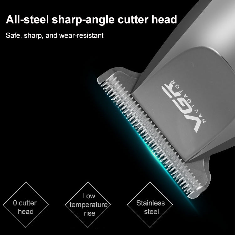 VGR V-030 10W USB Cutter Head Engraving Electric Hair Clipper with 5 Limit Combs - free shipping - PMC Jewellery - Order now!