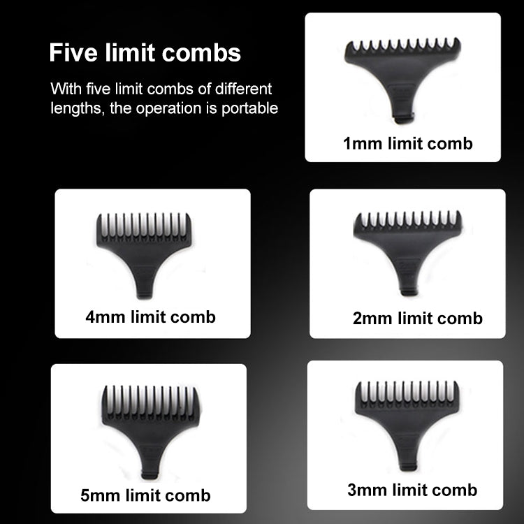 VGR V-030 10W USB Cutter Head Engraving Electric Hair Clipper with 5 Limit Combs - free shipping - PMC Jewellery - Order now!
