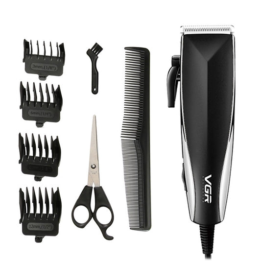 VGR V-033 9W 8 in 1 Electric Hair Clipper with Line, Plug Type: EU Plug - free shipping - PMC Jewellery - Order now!