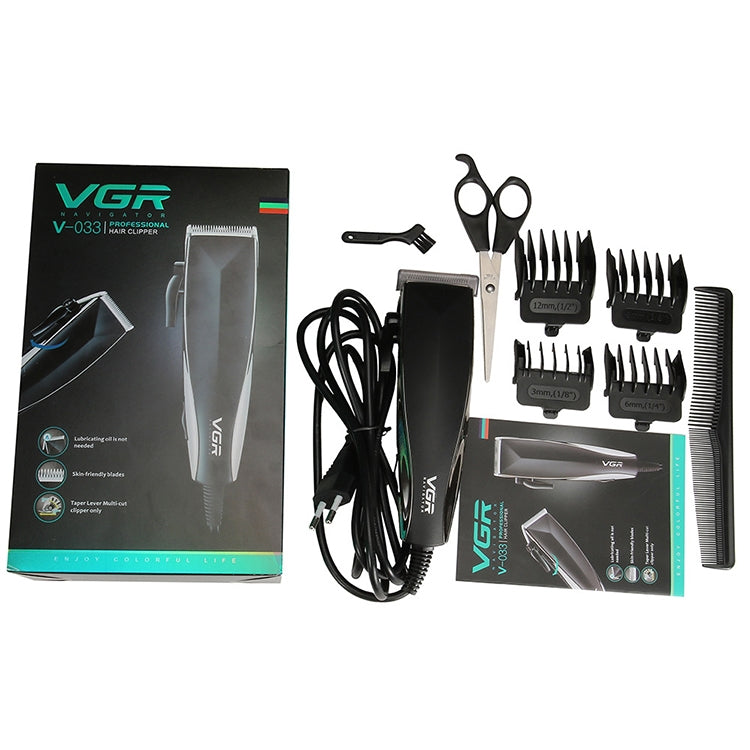 VGR V-033 9W 8 in 1 Electric Hair Clipper with Line, Plug Type: EU Plug - free shipping - PMC Jewellery - Order now!