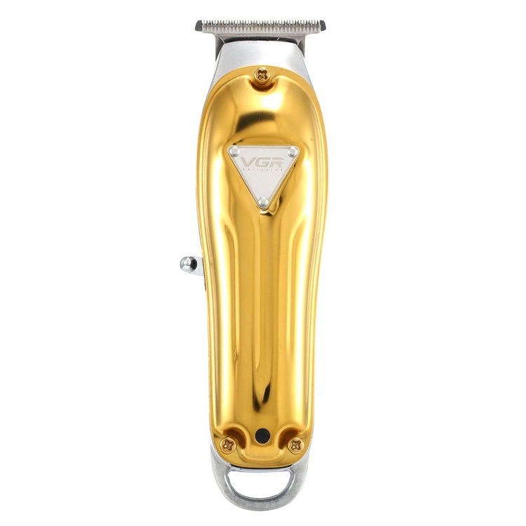 VGR V-057 8W USB Metal Professional Oil Head Push White Hair Clipper - free shipping - PMC Jewellery - Order now!