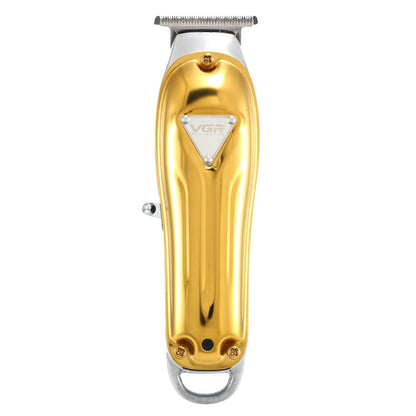 VGR V-057 8W USB Metal Professional Oil Head Push White Hair Clipper - free shipping - PMC Jewellery - Order now!