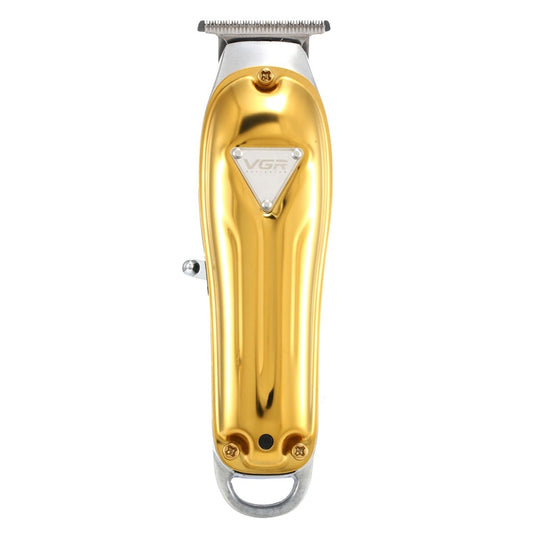 VGR V-057 8W USB Metal Professional Oil Head Push White Hair Clipper - free shipping - PMC Jewellery - Order now!