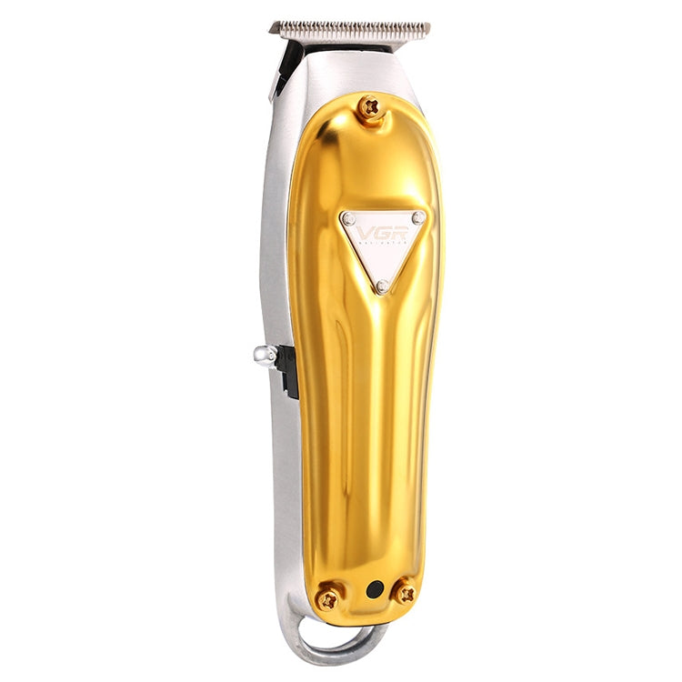 VGR V-057 8W USB Metal Professional Oil Head Push White Hair Clipper - free shipping - PMC Jewellery - Order now!
