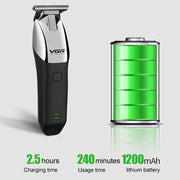 VGR V-171 5W USB Portable Push White Electric Clippers