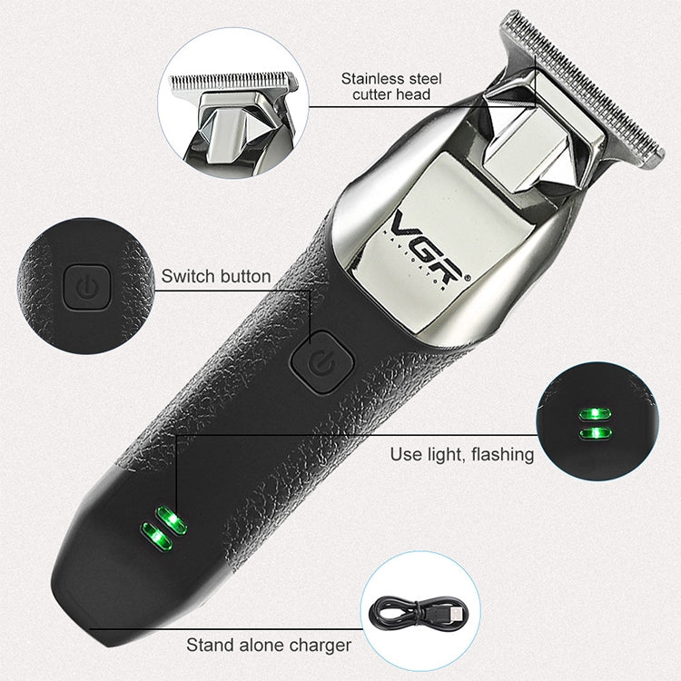 VGR V-171 5W USB Portable Push White Electric Clippers - free shipping - PMC Jewellery - Order now!