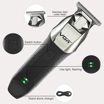 VGR V-171 5W USB Portable Push White Electric Clippers - free shipping - PMC Jewellery - Order now!