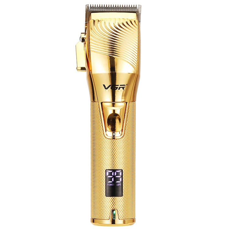 VGR V-280  10W USB Metal Electric Hair Clipper with LED Digital Display (Gold) - free shipping - PMC TechLife - Order now!