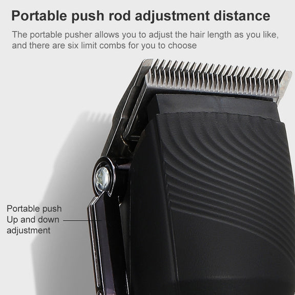 VGR V-280  10W USB Metal Electric Hair Clipper with LED Digital Display (Gold)
