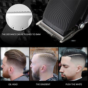 VGR V-280  10W USB Metal Electric Hair Clipper with LED Digital Display (Gold)