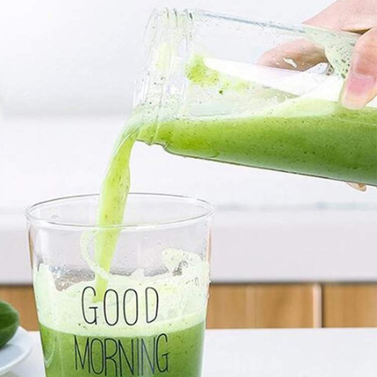 USB Rechargeable Electric Automatic Vegetable Fruit Citrus Orange Juice Maker Cup Mixer Bottle (380ML)(4 Blades Green) - free shipping - PMC TechLife - Order now!