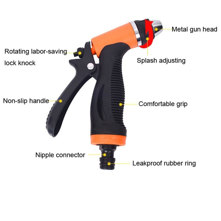12V Car Washer Gun Pump High Pressure Cleaner Car Care Portable Washing Machine Electric Cleaning Auto Device(Orange) - Car Washer & Accessories by PMC TechLife | Online Shopping South Africa | PMC TechLife | Buy Now Pay Later Mobicred