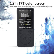 Portable MP4 Lossless Sound Music Player FM Recorder Walkman Player Mini Support Music, Radio, Recording, MP3, TF Card, No Memory(Pink)
