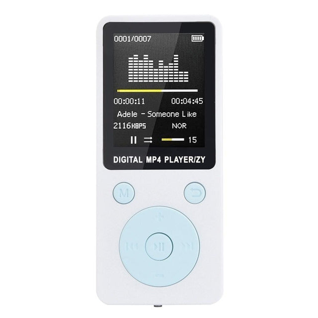 Portable MP4 Lossless Sound Music Player FM Recorder Walkman Player Mini Support Music, Radio, Recording, MP3, TF Card, No Memory(White) - MP3 Player by PMC TechLife | Online Shopping South Africa | PMC TechLife | Buy Now Pay Later Mobicred