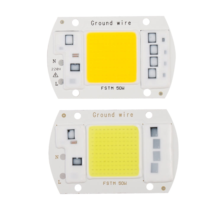High Power 220V LED FloodlightCool/Warm White COB LED Chip IP65 Smart IC Driver Lamp(15W white)