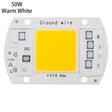 High Power 220V LED FloodlightCool/Warm White COB LED Chip IP65 Smart IC Driver Lamp(50W warm white) - Celling Lights & Chandeliers by PMC Jewellery | Online Shopping South Africa | PMC Jewellery | Buy Now Pay Later Mobicred