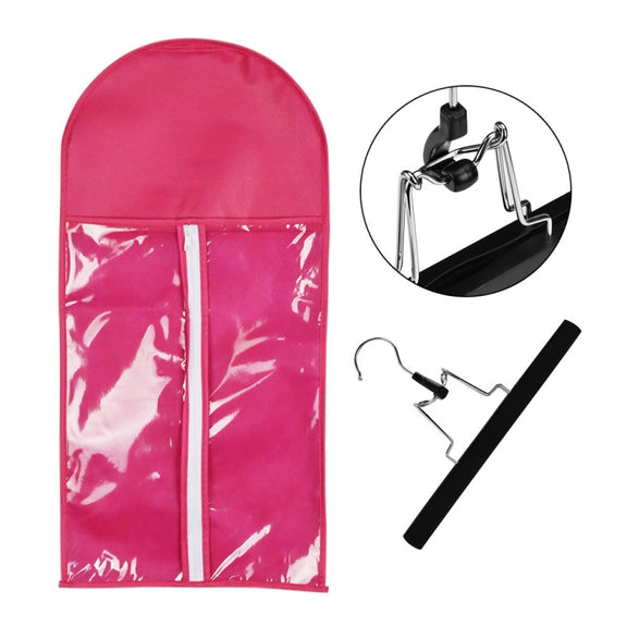 Hair Extensions Wigs Storage Bag Hanger Dust Proof Protective Storage Holder