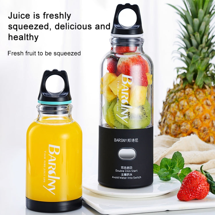 Multifunctional Juicer Rotatory Extractor Cup Portable USB Charge Juicer Blender with 6 Blades(Black) - free shipping - PMC TechLife - Order now!